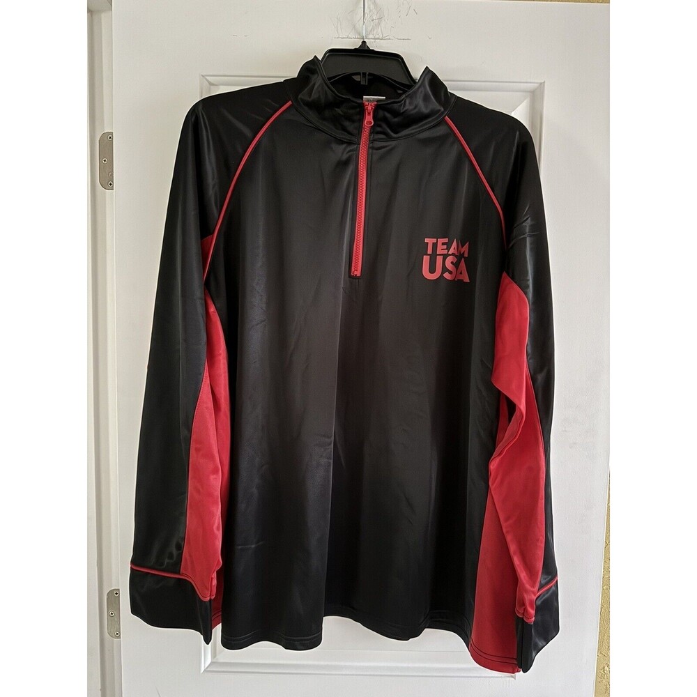 Team USA Quarter Zip‎ Jacket Men’s Big/Tall Size 3XL Olympics BlokeCore